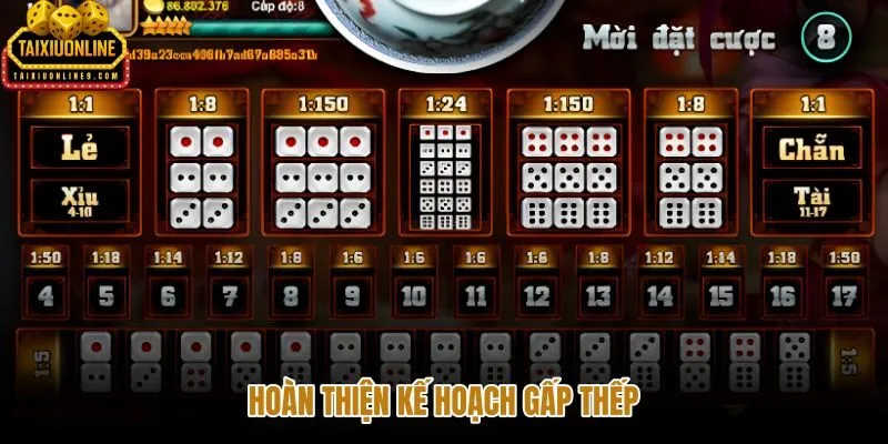Một kế hoạch gấp thếp tài xỉu vững chắc cần có giới hạn rõ ràng và kỷ luật thép.