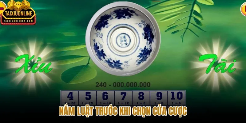 Luật tài xỉu livestream qua tổng điểm và từng cửa